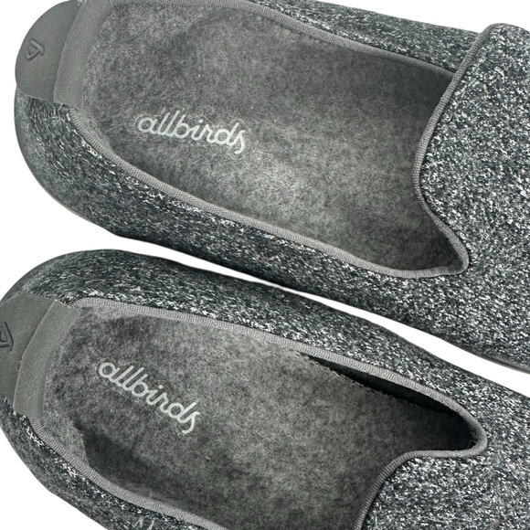 ALLBIRDS Wool Lounger Women's 9 Dark Charcoal Grey Slip on Wool Shoes - Picture 2 of 6